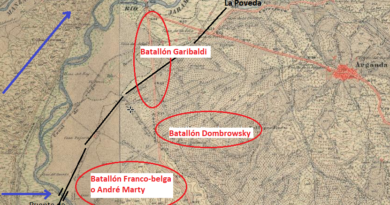 El batallón André Marty (franco-belga) en los comienzos de la batalla del Jarama