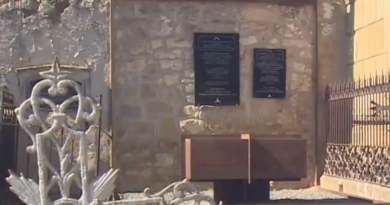 Sábado 15 de noviembre, Acto en el Cementerio de Caspe